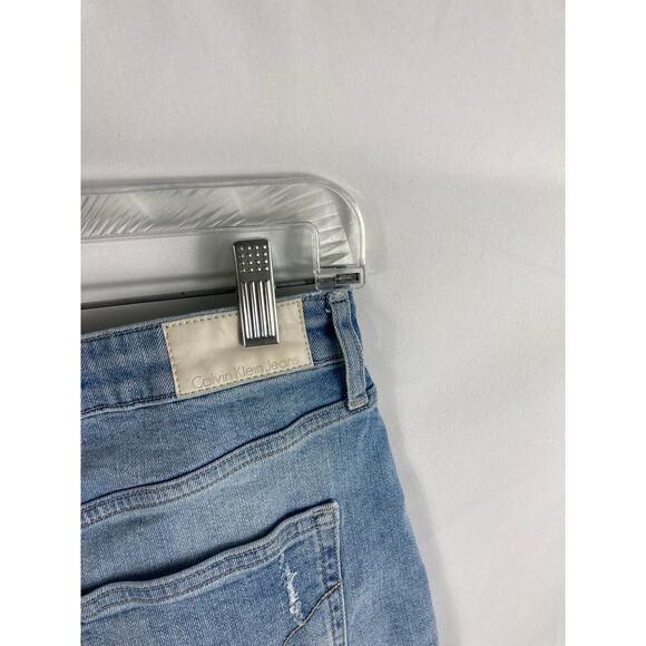 Calvin Klein Cutoff Jean Shorts Size 26 - Picture 4 of 5